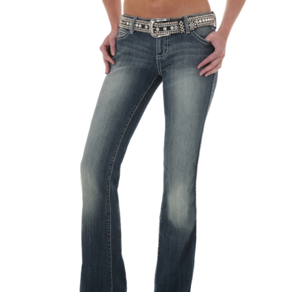 Womens rock 47 by wrangler jeans EUC 3×36